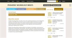 Desktop Screenshot of pediatricneurologybriefs.com